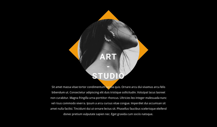 Contemporary design in the studio Landing Page