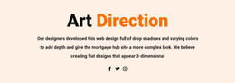 Art Direction And Social Bootstrap Variations Details